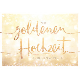 Zur goldenen Hochzeit