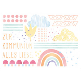 Zur Kommunion alles Liebe.