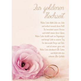 Zur goldenen Hochzeit