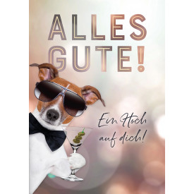 Alles Gute! Ein Hoch auf dich!