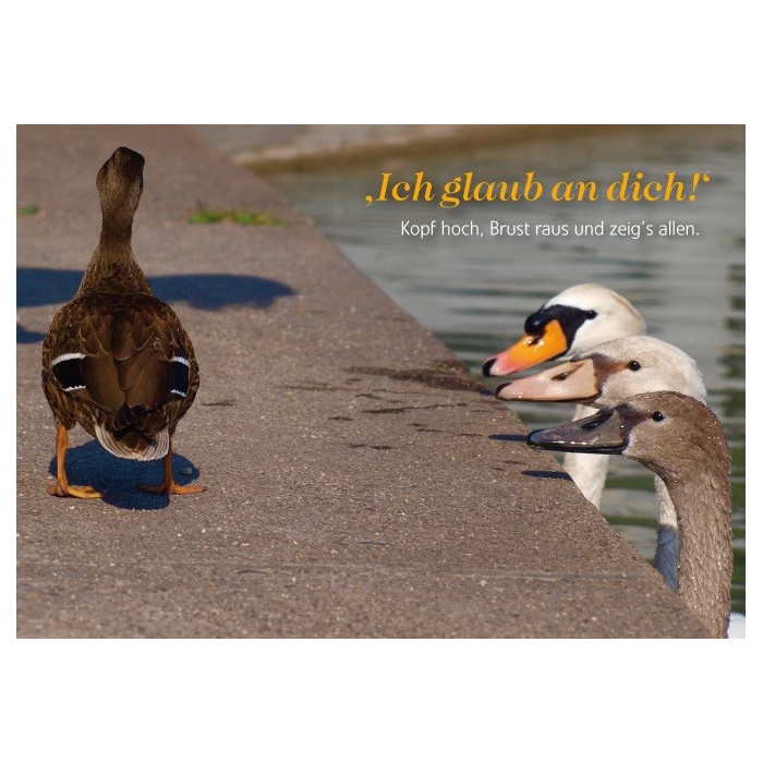 Ich glaub' an dich! Ich glaub' an dich!