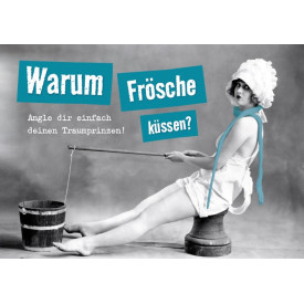 Warum Frösche küssen?