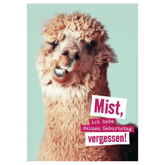 Mist, ich habe Deinen Geburtstag vergessen! Mist, ich habe Deinen Geburtstag vergessen!