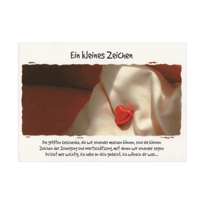 Ein kleines Zeichen Ein kleines Zeichen