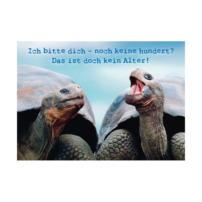Ich bitte dich - noch keine hundert? Ich bitte dich - noch keine hundert?
