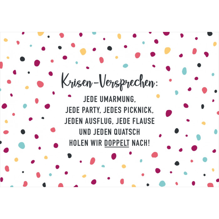 Krisen-Versprechen Krisen-Versprechen