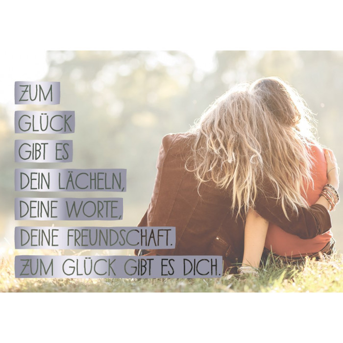 Zum Glück gibt es Dein Lächeln Zum Glück gibt es Dein Lächeln