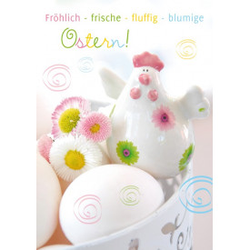 Fröhlich - frische - fluffig - blumige Ostern!