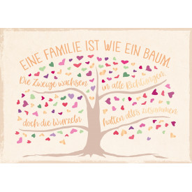 Eine Familie ist wie ein Baum