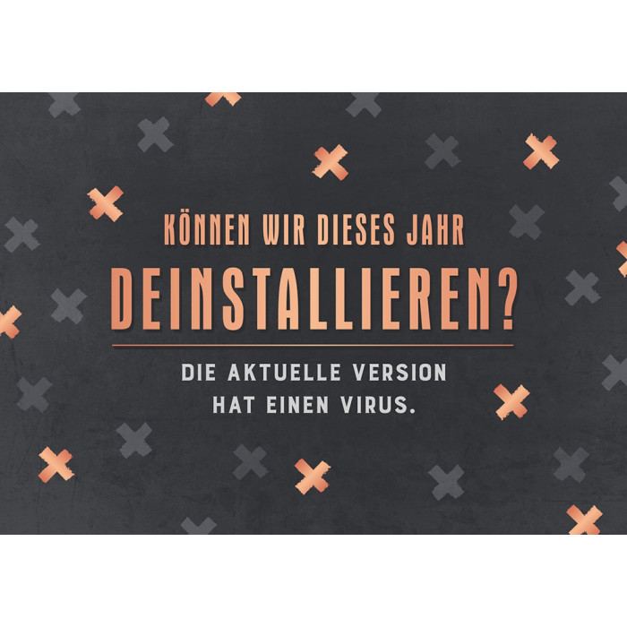 Können wir dieses Jahr deinstallieren? Können wir dieses Jahr deinstallieren?