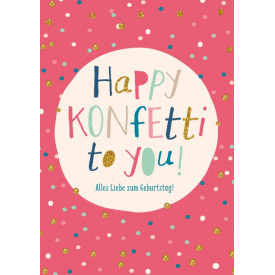 Happy Konfetti to you!